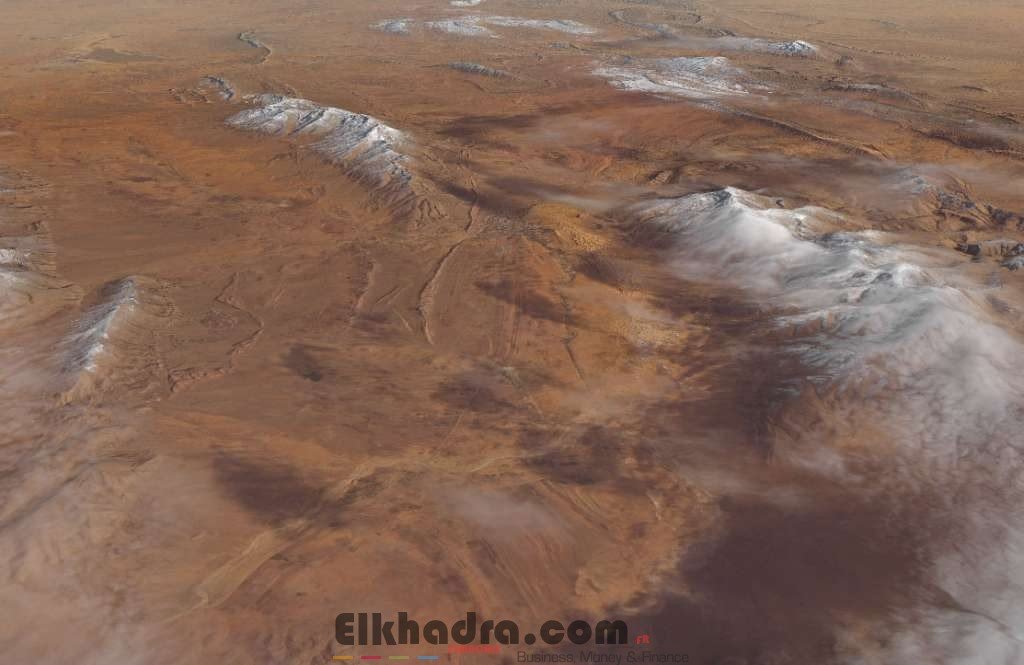 PHOTOS :La NASA publie des images du Sahara algérien enneigé 2