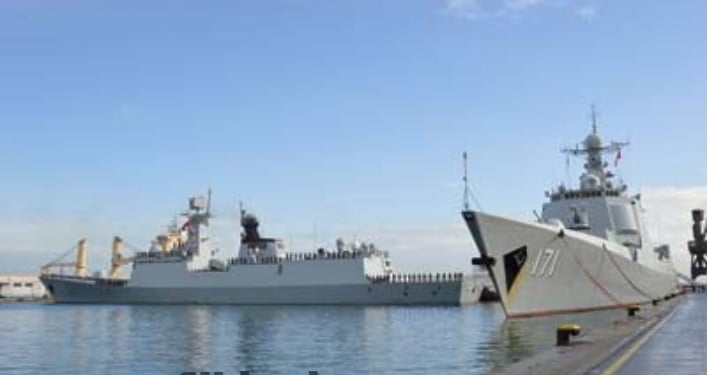 PHOTOS : Un détachement de navires de guerre des Forces navales chinoises accoste au port d’Alger 1