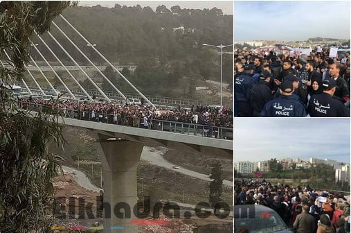 PHOTOS : Les médecins résidents marchent à Constantine 1