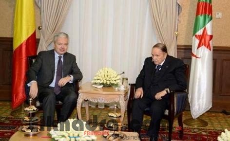 Bouteflika reçoit le ministre belge des Affaires étrangères 2