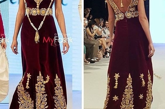 Robe constantinoise moderne - Robe traditionnelle algerienne 1