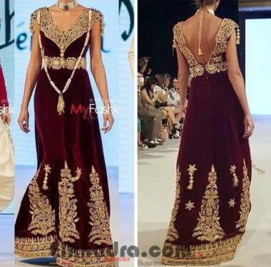 Robe constantinoise moderne - Robe traditionnelle algerienne 2