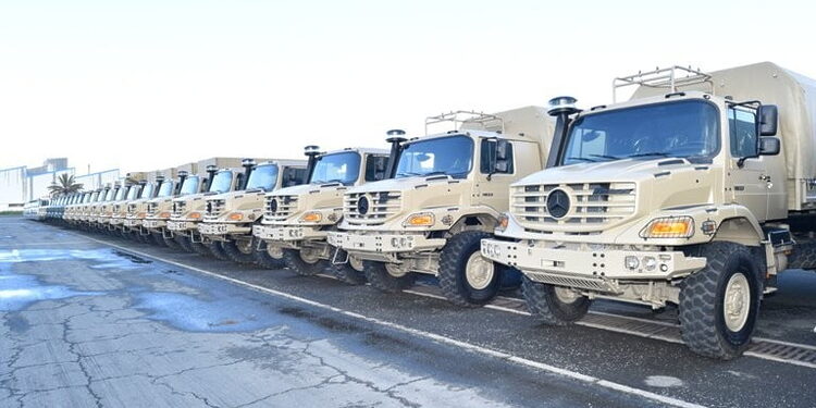 Industrie militaire: livraison de 771 véhicules multifonctions de marque Mercedes Benz 1