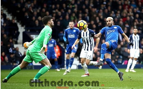 Mahrez buteur et passeur contre West Bromwich Albio 1