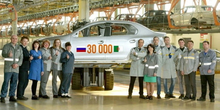 Renault Russie a livré 30 000 carrosseries Renault Symbol à l'usine Renault Algérie Production 1