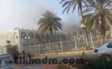 El-Oued : un incendie ravage une partie de l'établissement public de santé spécialisé Mère et Enfant 1