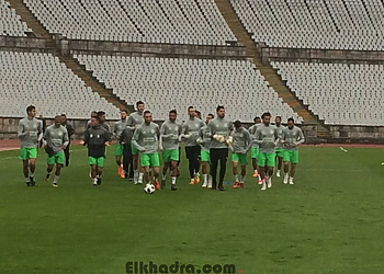 POR-ALG : Les verts s'entraînent au Stade Jamor de Lisbonne 3