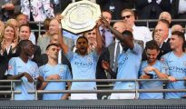 Riyad Mahrez remporte son premier titre avec Manchester City 30 Riyad Mahrez remporte son premier titre avec Manchester City 28
