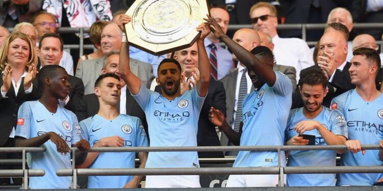 Riyad Mahrez remporte son premier titre avec Manchester City 1