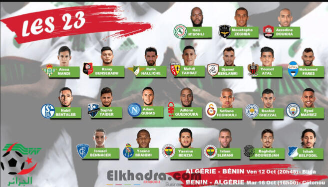 EN : Les 23 de Belmadi face au Bénin 1
