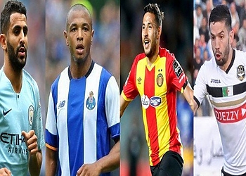 CAF Awards 2018 : Mahrez, Brahimi, Belaïli et Djabou nominés 2
