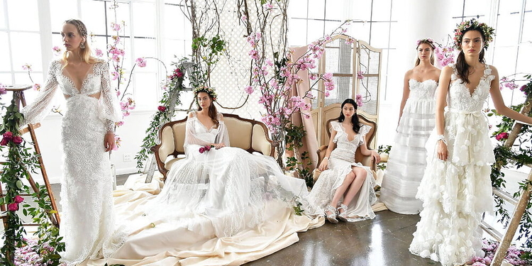 tendance robe de mariée 2019 : grands stylistes 1