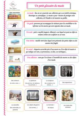 un petit glossaire du musée 1