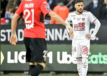 Résumé : Le match de Youcef Belaïli face à Stade Rennais 1