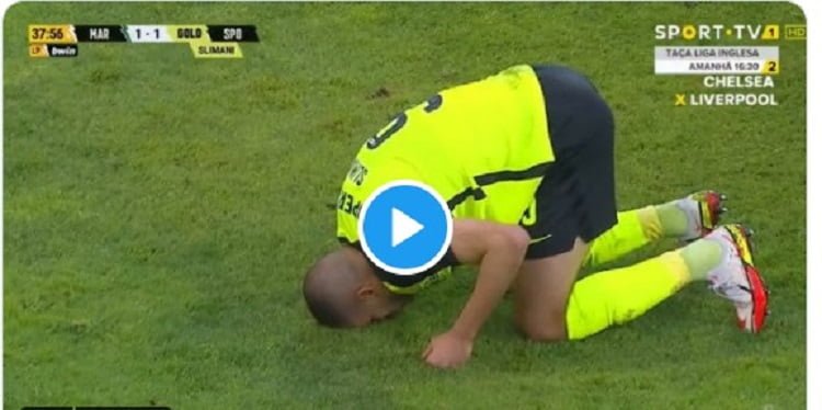 Le but de Islam Slimani face à Maritimo