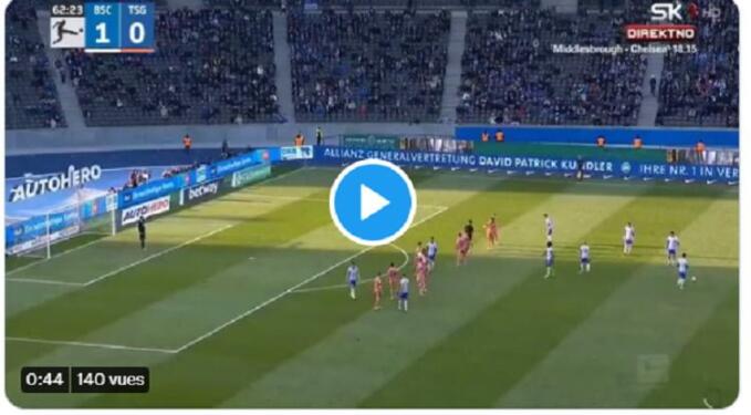 résumé Belfodil buteur vs Hoffenheim vidéo