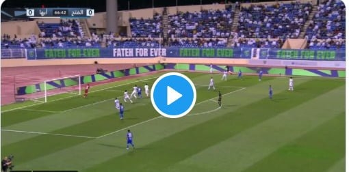 But de Sofiane Bendebka avec son club Al Fateh 1