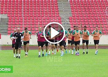 Les coulisses du premier entraînement de l’équipe nationale en Guinée équatoriale (video) 13