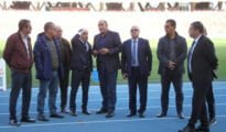 CHAN Algérie 2023 : visite d'inspection au stade Olympique d'Oran 11