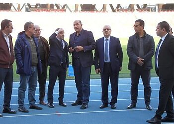 CHAN Algérie 2023 : visite d'inspection au stade Olympique d'Oran 1