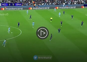 PASSE DÉCISIVE DE RIYAD MAHREZ SUR LE BUT DE KEVIN DE BRUYNE VS REAL MADRID 17