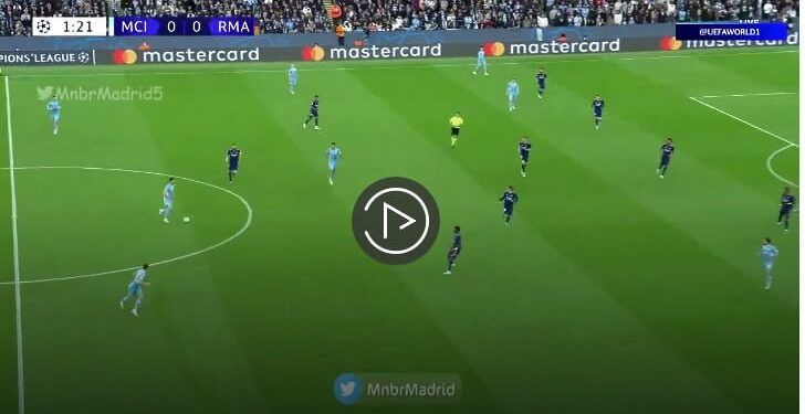PASSE DÉCISIVE DE RIYAD MAHREZ SUR LE BUT DE KEVIN DE BRUYNE VS REAL MADRID 1