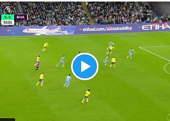 BUT DE RIYAD MAHREZ vs BRIGHTON 6