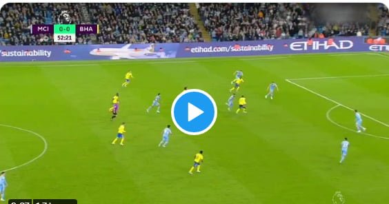 BUT DE RIYAD MAHREZ vs BRIGHTON
