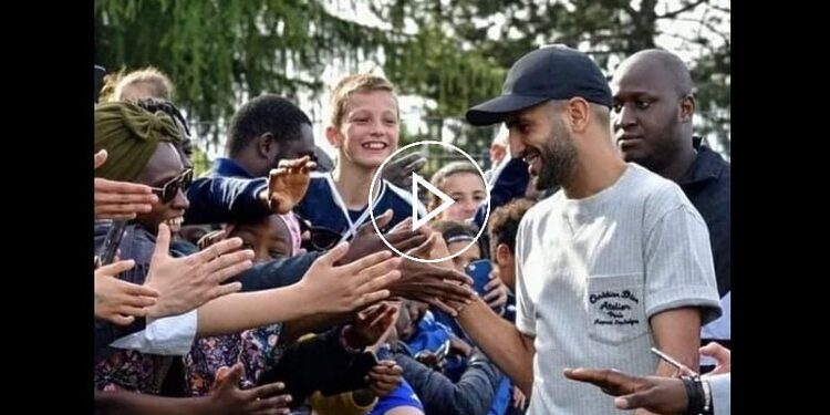 Riyad Mahrez à sarcelles aujourd’hui video 1