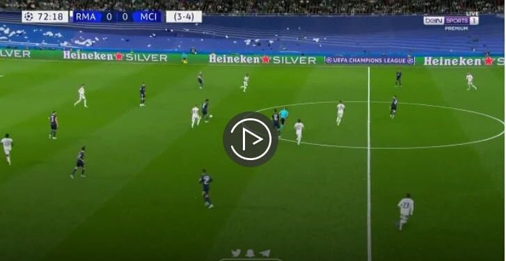 Le splendide but de Riyad Mahrez face au Real Madrid ce 04 mai 2022 1