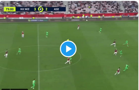 Le beau but de Boudaoui vs St Étienne video 1