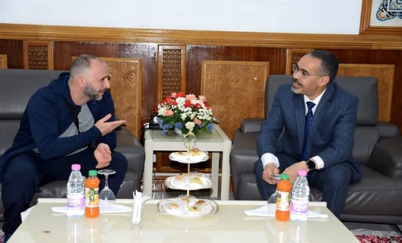 Belmadi à Oran pour assister à la cérémonie d'ouverture 1