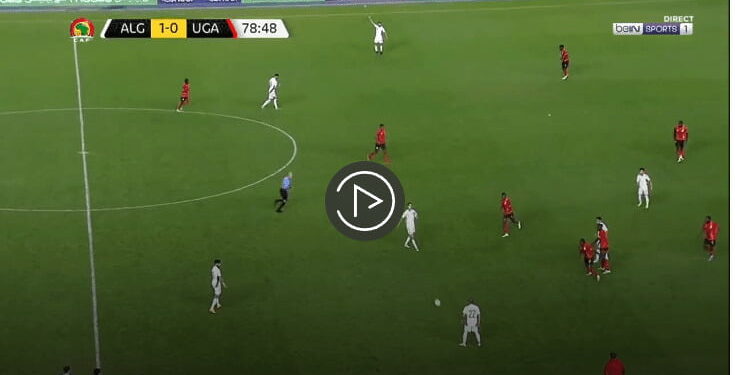 BUT DE YOUCEF BELAÏLI Algérie vs Ouganda 04-06-2022 Éliminatoires de la Coupe d'Afrique des Nations 1