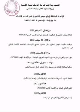موعد مسابقات الدكتوراه في الجزائر 2023/2022 2