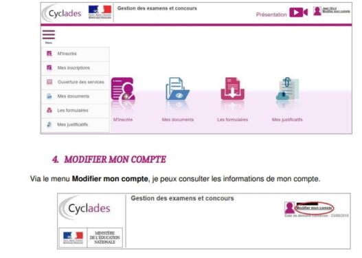 PRÉINSCRIPTION BAC SESSION JUIN 2023 exacyc.orion.education.fr/cyccandidat/portal/inscription 8