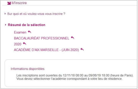 PRÉINSCRIPTION BAC SESSION JUIN 2023 exacyc.orion.education.fr/cyccandidat/portal/inscription 10