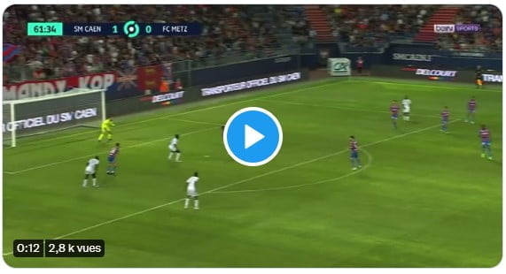 Le superbe arrêt d’Anthony Mandrea ce soir face au FC Metz video 1