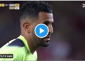 Le but de Riyad Mahrez en toute fin de match face au Barça 16