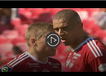 Première apparition de Slimani : Brest coule à domicile vidéo 14