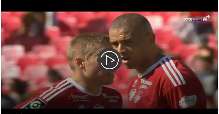 Première apparition de Slimani : Brest coule à domicile vidéo 1