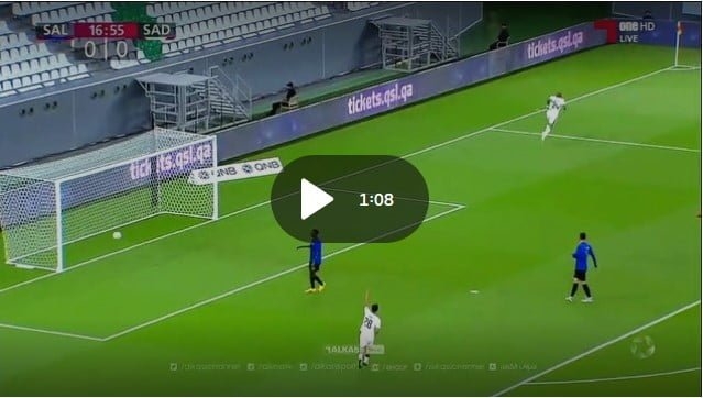La passe décisive de Baghdad Bounedjah face à Al-Sailiya 1