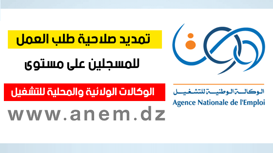 wassitonline.anem.dz تمديد 1