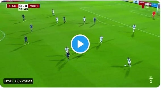 Baghdad Bounedjah buteur avec Al Sadd face à Al Wakrah - vidéo 1