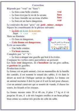 evaluation de français 5ème année primaire 2