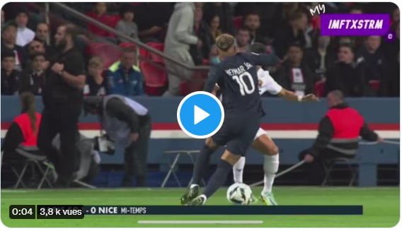 Le magnifique petit pont de Youcef Atal sur Neymar vidéo