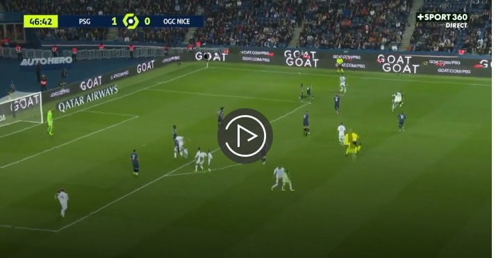 passe décisive de youcef atal vs paris Saint Germain 1
