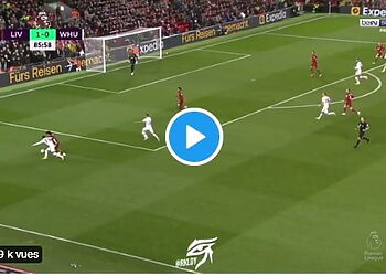 résumé Saïd Benrahma vs face à Liverpool 7