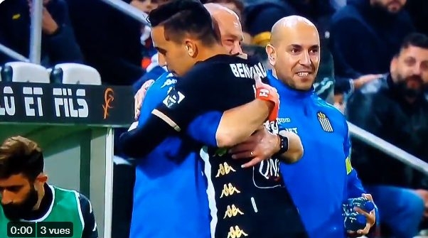 La passe d’Adem Zorgane pour le premier but de la saison de Benbouali 1