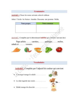 Révision de la séquence 1 projet 1. 4AP 1