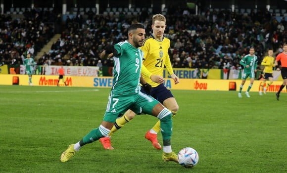 l'Algérie s'incline face à la Suède (2-0) 1